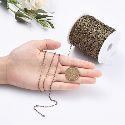 Catene portacavi in ​​ottone&nbsp;CHC028Y-AB-1