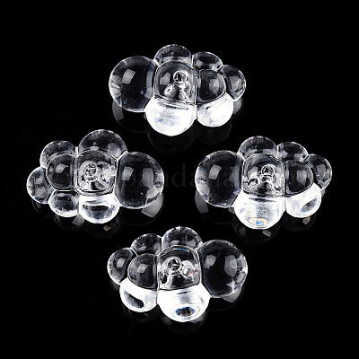 Abalorios de acrílico transparentes&nbsp;TACR-T026-01-1