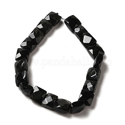 Natürlichen Obsidian Perlen Stränge&nbsp;G-C109-A02-01-1