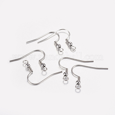 Wholesale 304 Stainless Steel Earring Hooks 