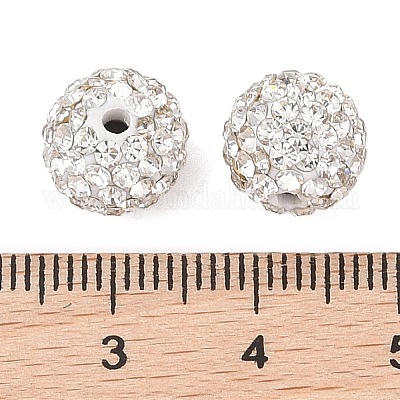 Polymer Ton Strass Perlen&nbsp;X-RB-N006-70-1
