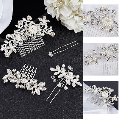 8 Pieces Bridal Hair Accessories Bride Wedding Hair Pins