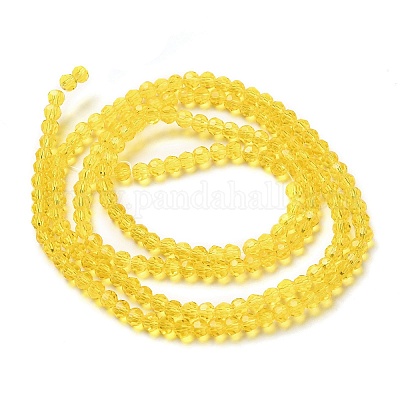 Perles en verre transparentes&nbsp;EGLA-A035-T3mm-D03-1