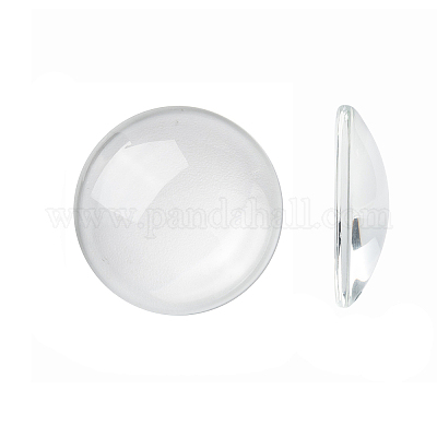 Transparente Glas Cabochons&nbsp;X-GGLA-R026-30mm-1