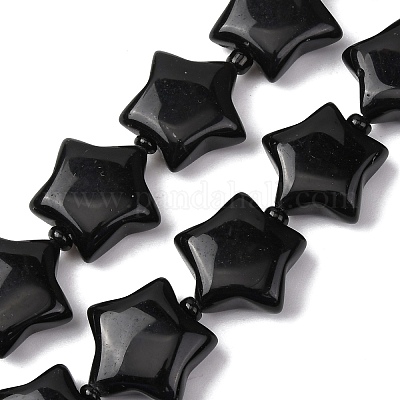 Natürlichen Obsidian Perlen Stränge&nbsp;G-K359-E13-1