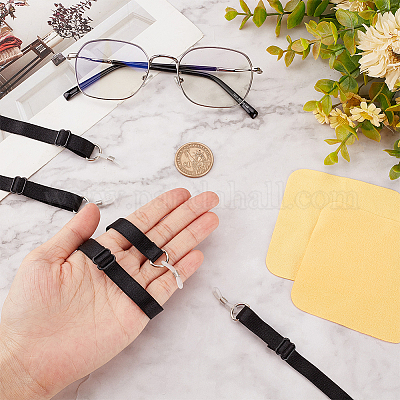 Gorgecraft 4 pz cinturino regolabile per occhiali fermo per occhiali  supporto per cinturino per occhiali occhiali