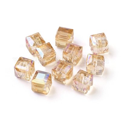 Perles en verre electroplate&nbsp;EGLA-E006-1Q-1