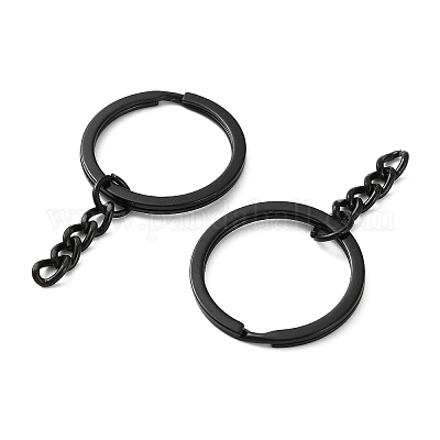 Porte-clés fendus en fer&nbsp;FIND-K026-09EB-1