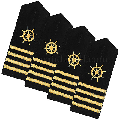 2 Paar Schulterklappen aus Polyester&nbsp;AJEW-CN0007-69-1