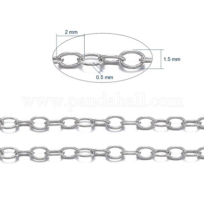 Catene portacavi in ​​ottone&nbsp;CHC-034Y-P-NF-1