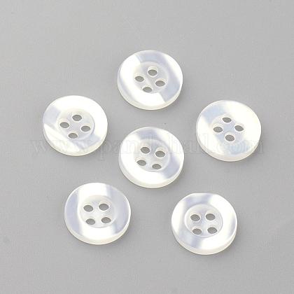 4-Hole Plastic Buttons BUTT-S020-11-9mm-1