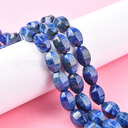 Chapelets de perles en lapis-lazuli naturel G-K311-09B-1