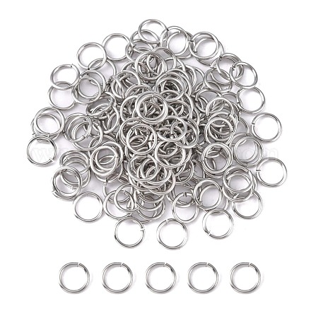 304 anillos de salto abiertos de acero inoxidable anillos de salto STAS-N015-04-8x0.9mm-1