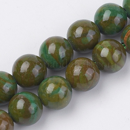 Fili di perline di gemstone naturale G-F560-6mm-A03-1