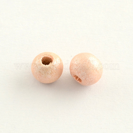 Perles rondes en bois X-WOOD-Q017-6mm-04-LF-1