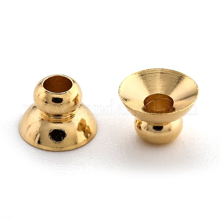 Brass Beads Cap KK-H759-35C-G-1
