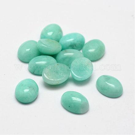 Oval Natural Amazonite Cabochons G-O147-02A-1