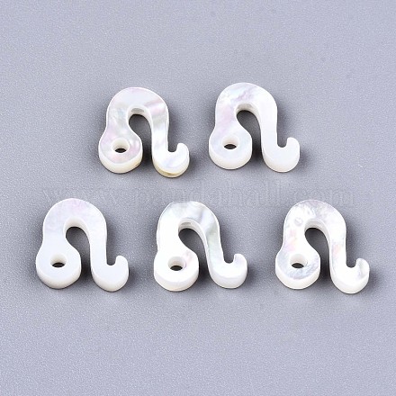 Perles de coquillage blanc naturel SSHEL-ZX004-02J-1