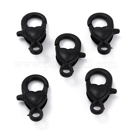Plastic Lobster Claw Clasps PALLOY-F017-01G-1
