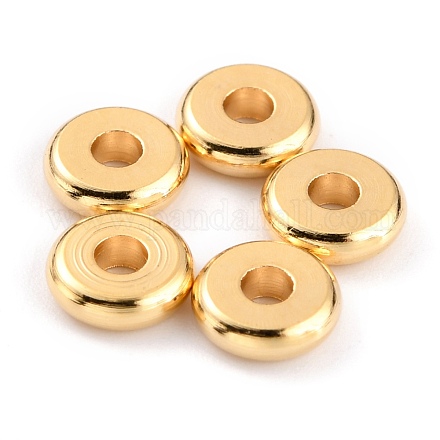 Brass Beads KK-O133-317E-G-1