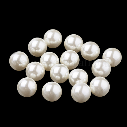 Perles d'imitation en plastique écologique MACR-S277-8mm-E-1