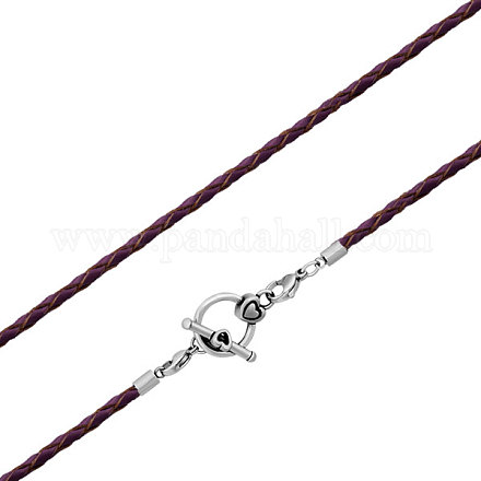 Leather Cord Necklace Makings MAK-M017-01-B-1