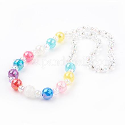 (vente d'usine de fêtes de bijoux) colliers pour enfants NJEW-JN01984-02-1