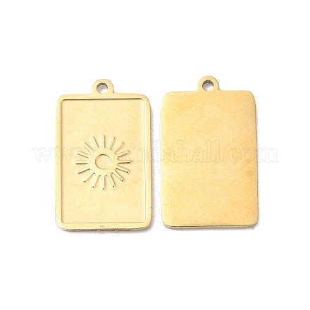 Ion Plating(IP) 316L Surgical Stainless Steel Pendants STAS-H213-47G-1