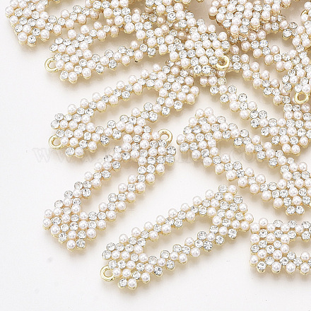 Colgantes de perlas de imitación de plástico abs PALLOY-T071-041-1