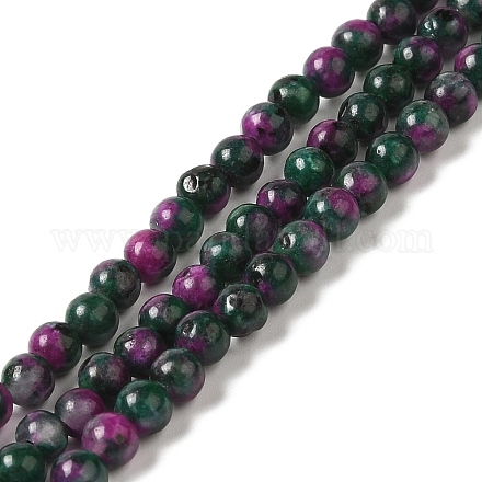 Natur gefärbt Jade Perlen Stränge G-M402-C01-1