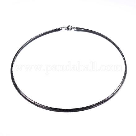 304 Stainless Steel Necklaces NJEW-E080-07B-1