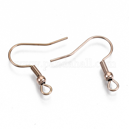304 Stainless Steel Earring Hooks STAS-S111-001RG-NR-1