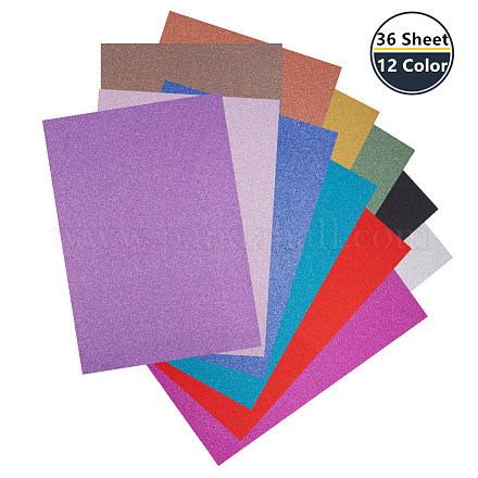 Papier carton de poudre flash DIY-BC0008-04-1