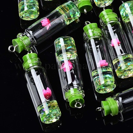 Decoraciones de botellas de vidrio GLAA-S181-03A-1
