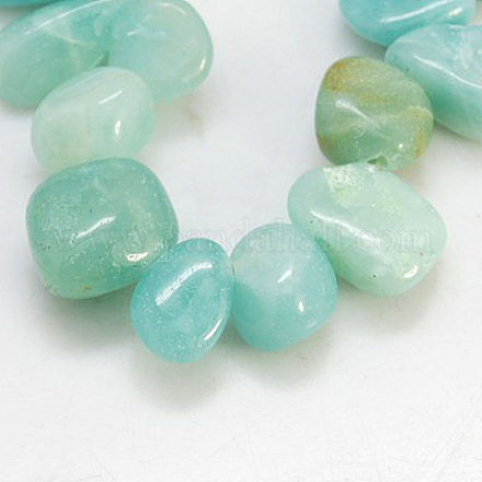 Natural Amazonite Beads Strands X-G-D285-5-1