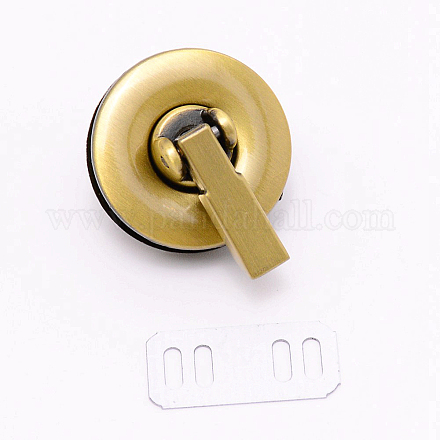 Chiusure twist lock per borsa in lega AJEW-WH0168-97D-1