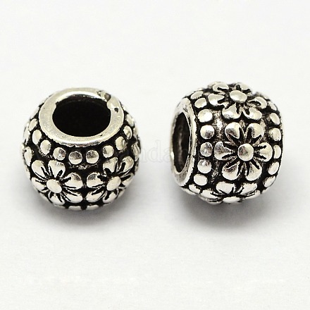 Perles en argent sterling thaïlandaises vintage d'accessoire à bijoux STER-L009-138-1