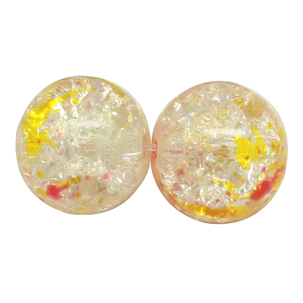 Baking Painted Crackle Glass Bead Strands DGLA-S094-8mm-2-1