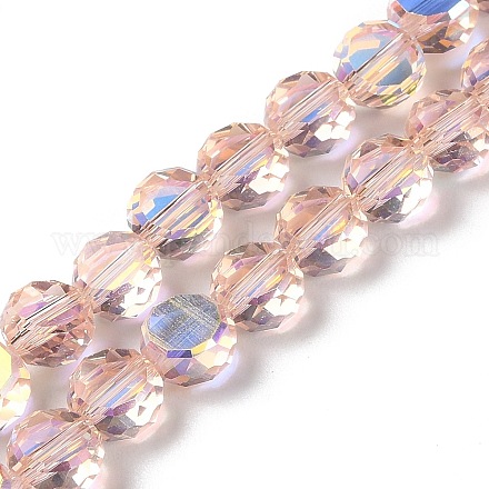 Trasparenti perle di vetro placca fili GLAA-Q099-D01-06-1