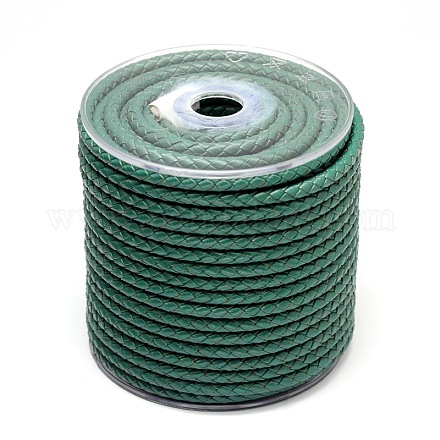 Braided Leather Cord WL-E009-5mm-09-1