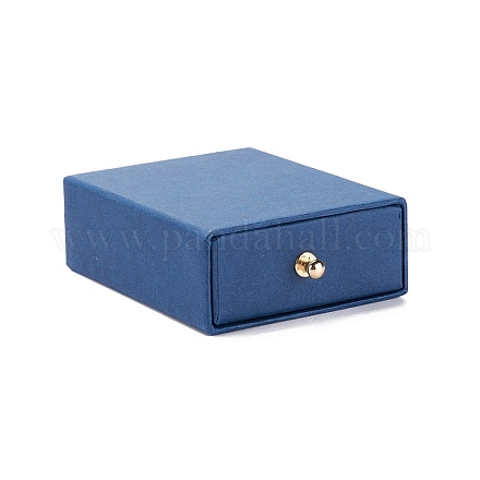 Boîte à bijoux rectangle papier tiroir CON-C011-02F-1
