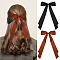 Big Bowknot Polyester Alligator Hair Clips, with Platinum Plated Alloy Clip, for Women Girls, Mixed Color, 233~235x121x11mm, 2 colors, 1pc/color