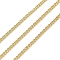 Brass Curb Chains, Soldered, Cadmium Free & Nickel Free & Lead Free, with Spool, Real 18K Gold Plated, 1.5x1x1mm