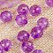 Transparent Acrylic Beads, Round, Blue Violet, 18mm, about 150pcs/500g.