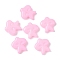 Handmade Lampwork Beads, Star, Pearl Pink, 24.5x24.5x7.5mm, Hole: 1.2~1.4mm