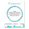 Synthetic Turquoise Bead Stretch Bracelets for Women, without Paper Card