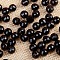 Transparent Acrylic Beads, Round, Black, 16mm, about 220pcs/500g.