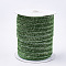Glitter Sparkle Ribbon, Polyester & Nylon Ribbon, Lime Green, 3/8 inch(9.5~10mm), about 50yards/roll(45.72m/roll)