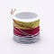Metallic Cord, Metallic String, Jewelry Thread, Gift Packing Cord, for Wrapping, Hair Braiding and Craft Making, Colorful, 0.5mm, 20m/roll