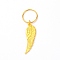 Alloy Pendants, Wing, Golden, 45mm, Hole: 14mm, wing: 30x9.5x1.3mm